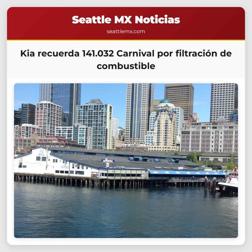 Kia recuerda 141.032 Carnival por filtración de