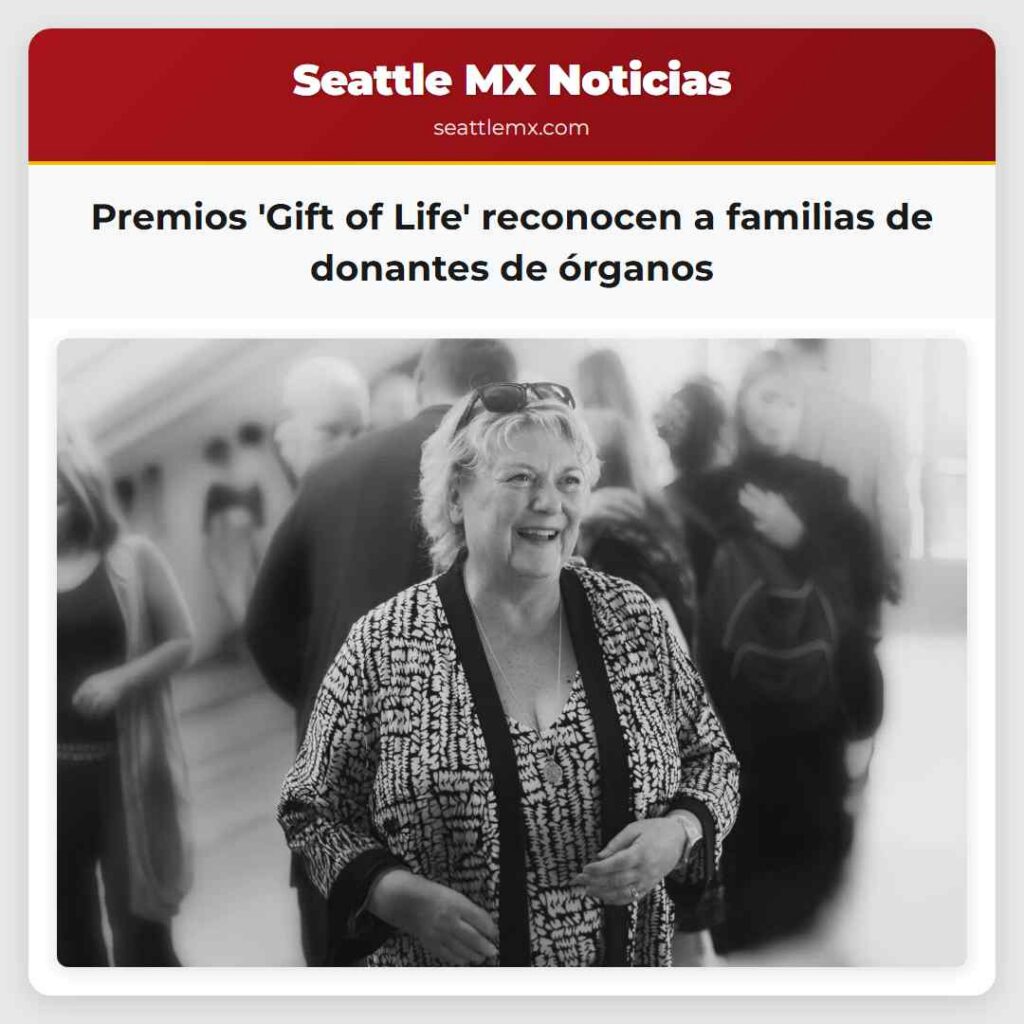 Premios 'Gift of Life' reconocen a familias de