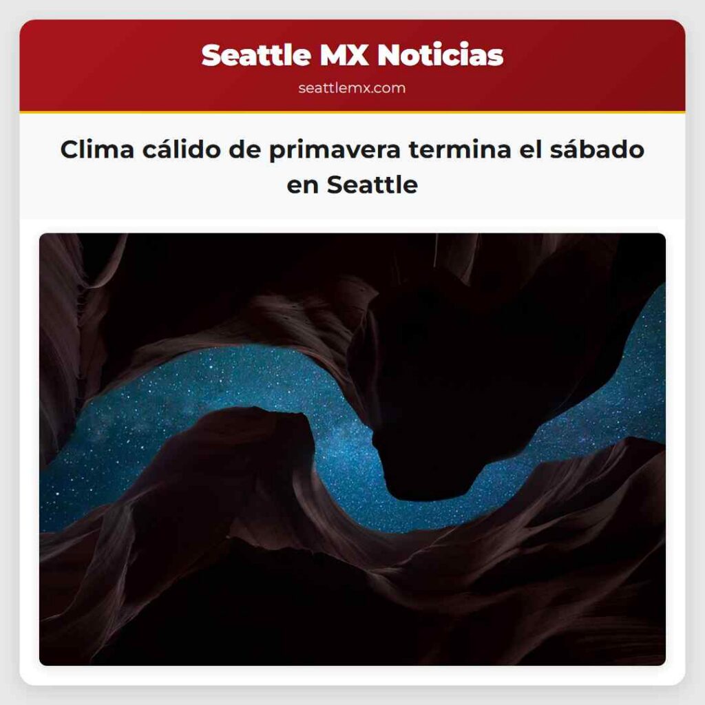 Clima cálido de primavera termina el sábado en