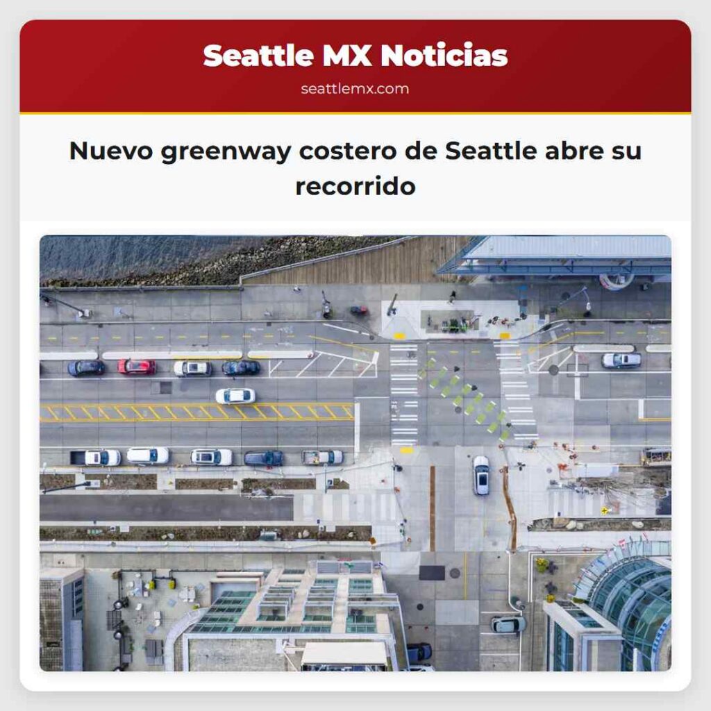 Nuevo greenway costero de Seattle abre su