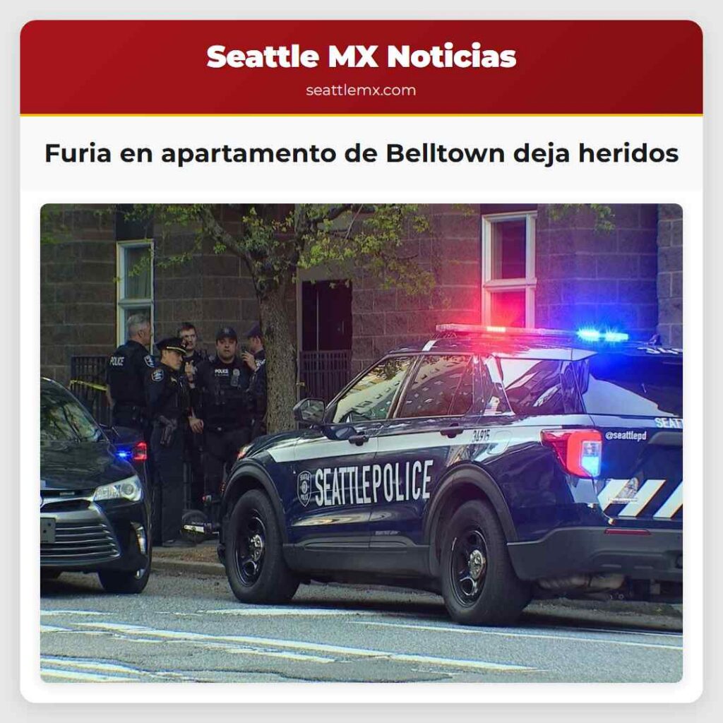 Furia en apartamento de Belltown deja heridos