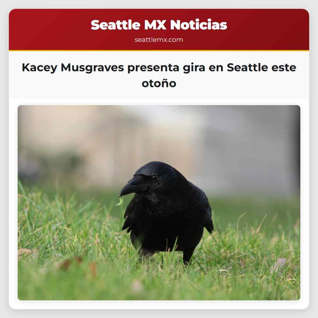 Kacey Musgraves presenta gira en Seattle este