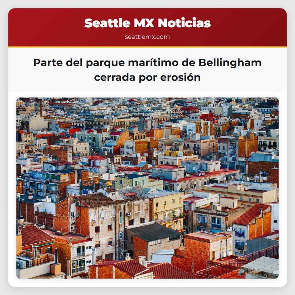 Parte del parque marítimo de Bellingham cerrada