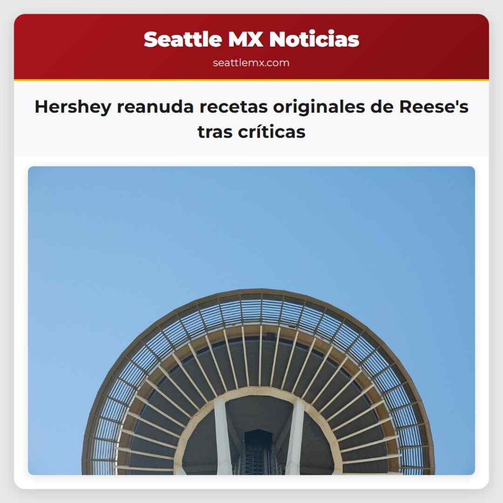 Hershey reanuda recetas originales de Reese's