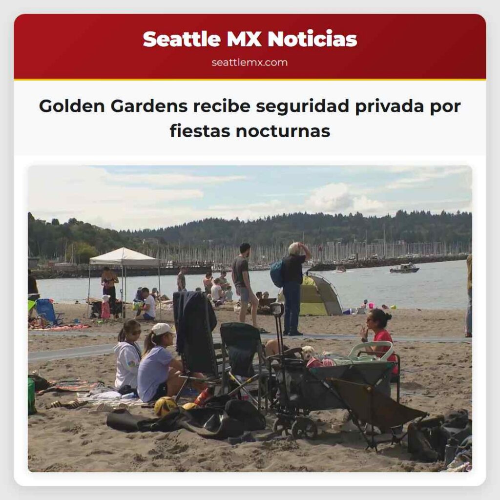 Golden Gardens recibe seguridad privada por