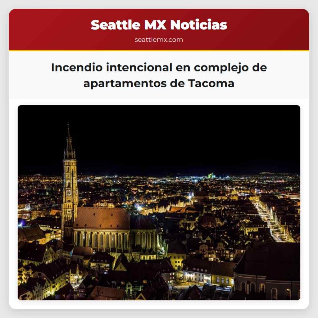 Incendio intencional en complejo de apartamentos