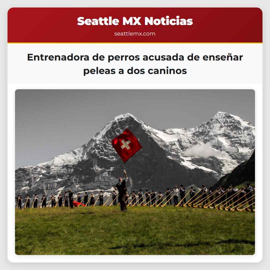 Entrenadora de perros acusada de enseñar peleas a
