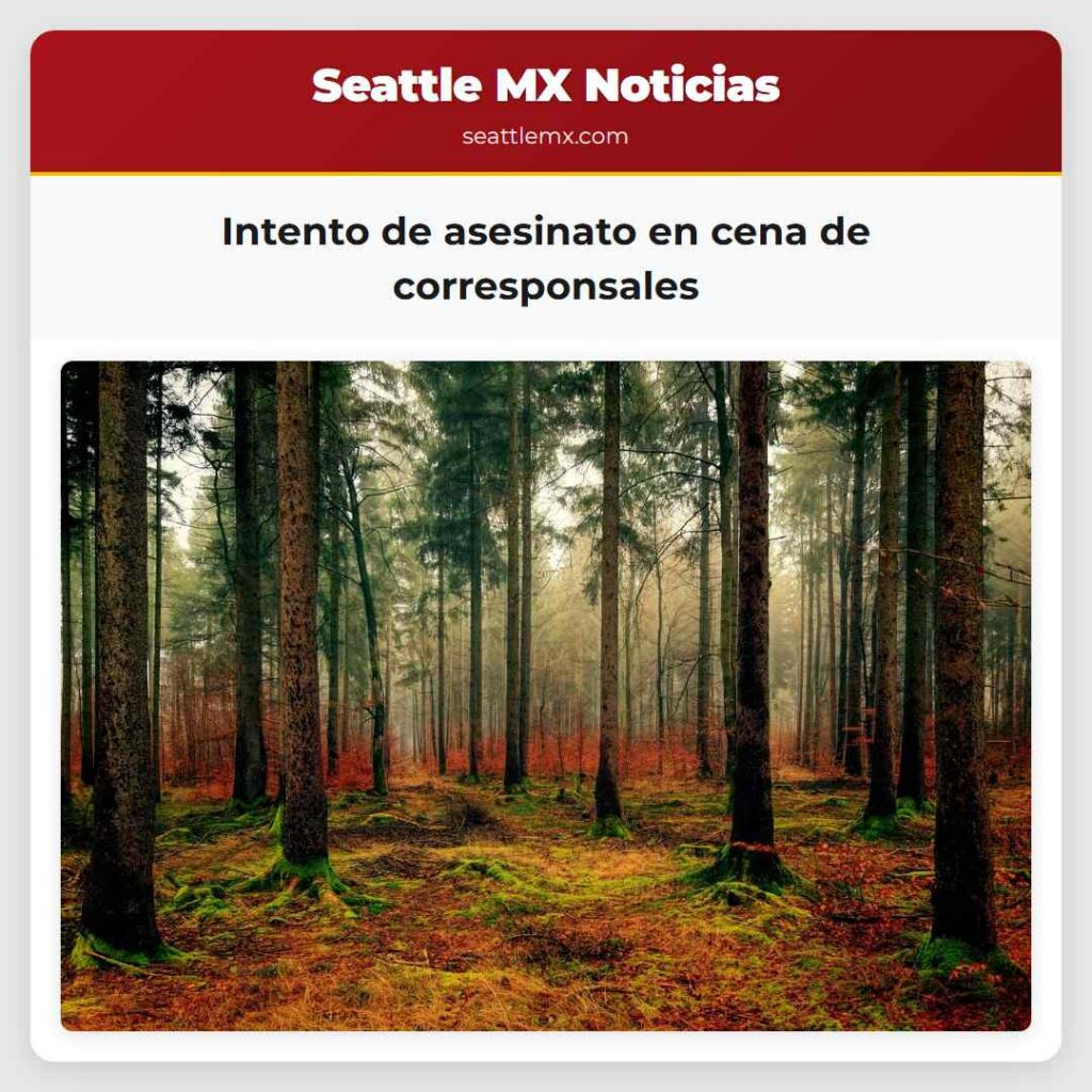 Intento de asesinato en cena de corresponsales