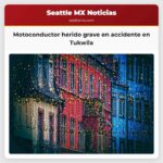 Motoconductor herido grave en accidente en Tukwila