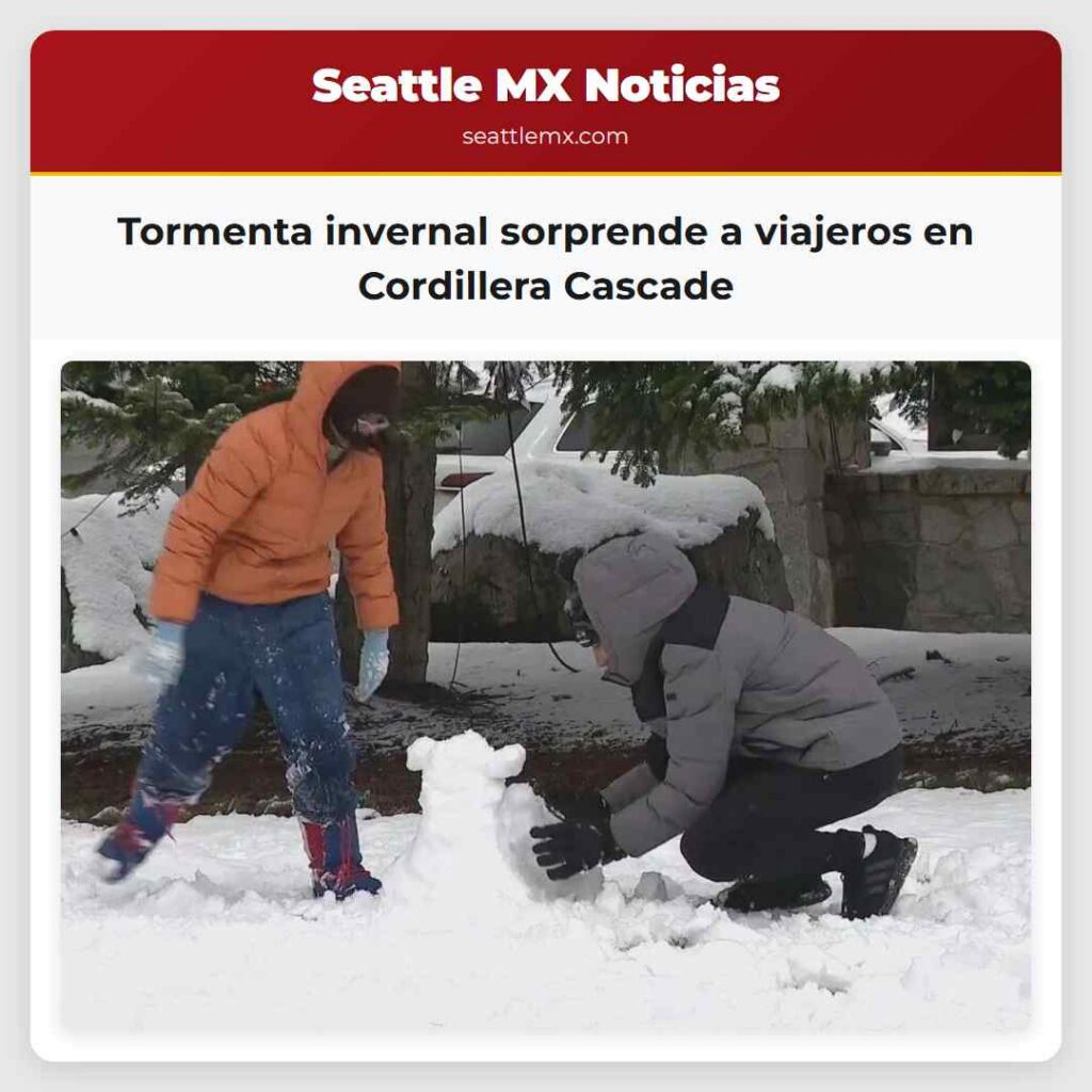 Tormenta invernal sorprende a viajeros en