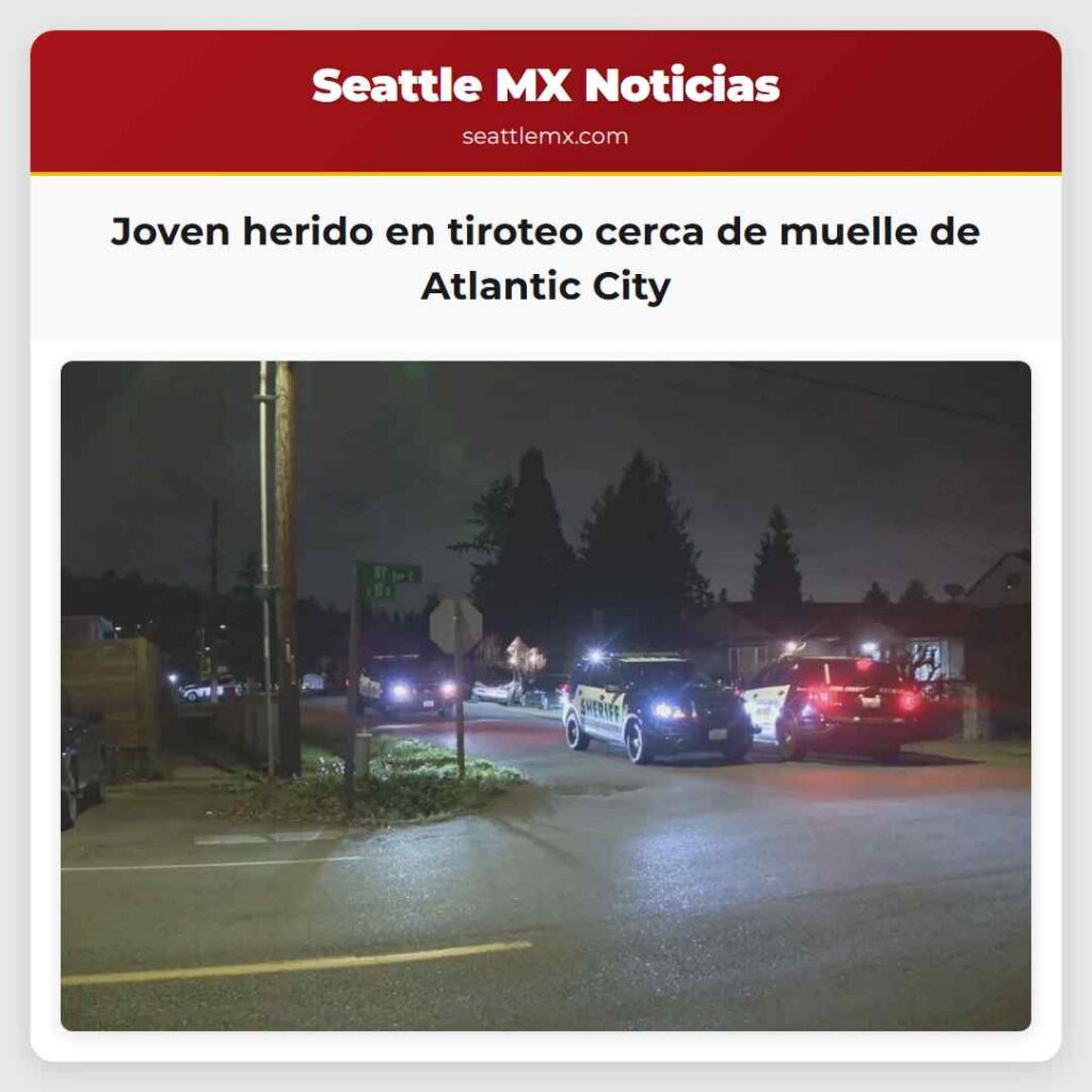 Joven herido en tiroteo cerca de muelle de