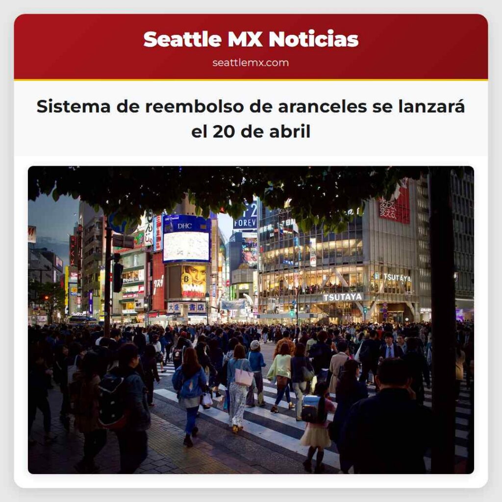 Sistema de reembolso de aranceles se lanzará el