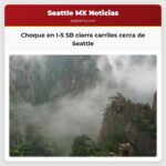 Choque en I-5 SB cierra carriles cerca de Seattle