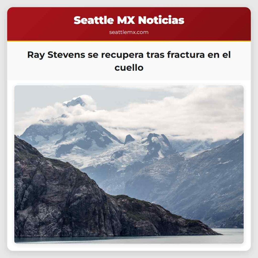 Ray Stevens se recupera tras fractura en el cuello