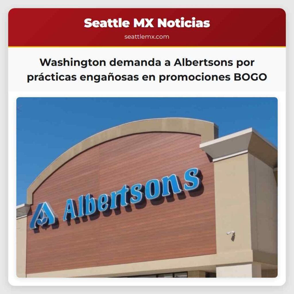 Washington demanda a Albertsons por prácticas