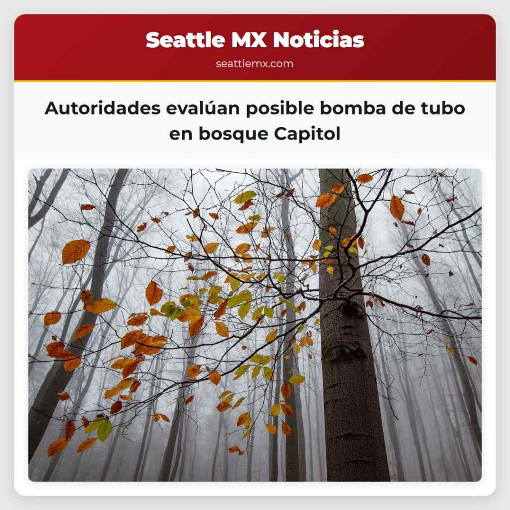 Autoridades evalúan posible bomba de tubo en