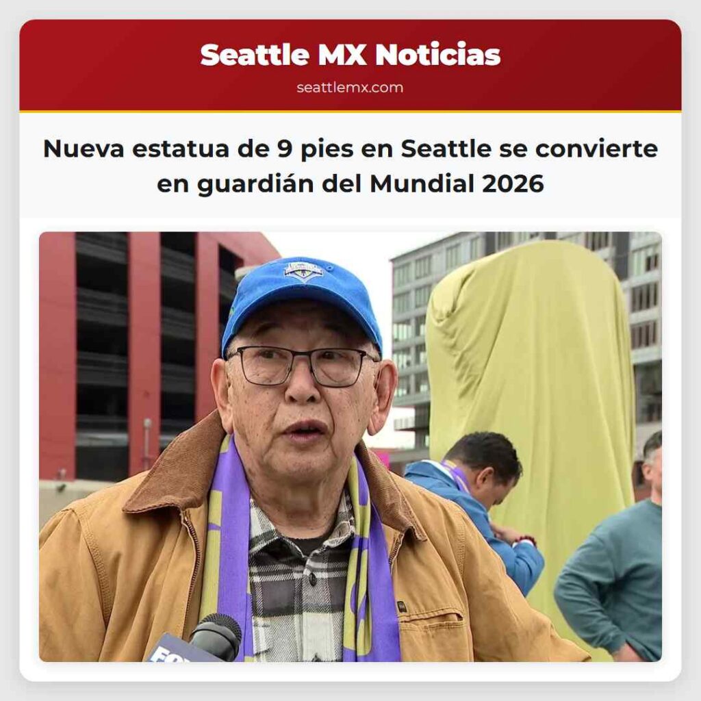Nueva estatua de 9 pies en Seattle se convierte