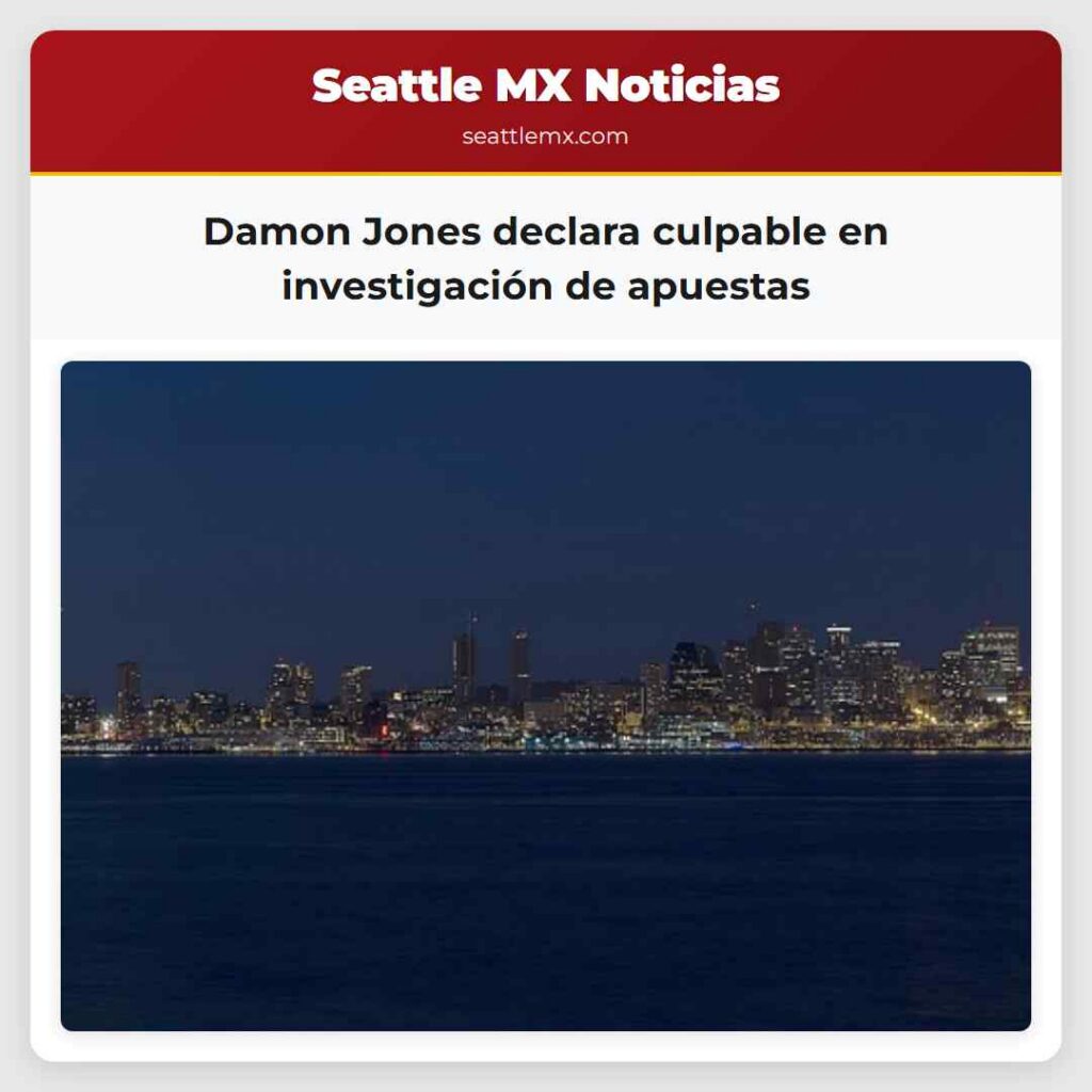 Damon Jones declara culpable en investigación de