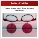 Choque de auto contra tienda de café en Snohomish