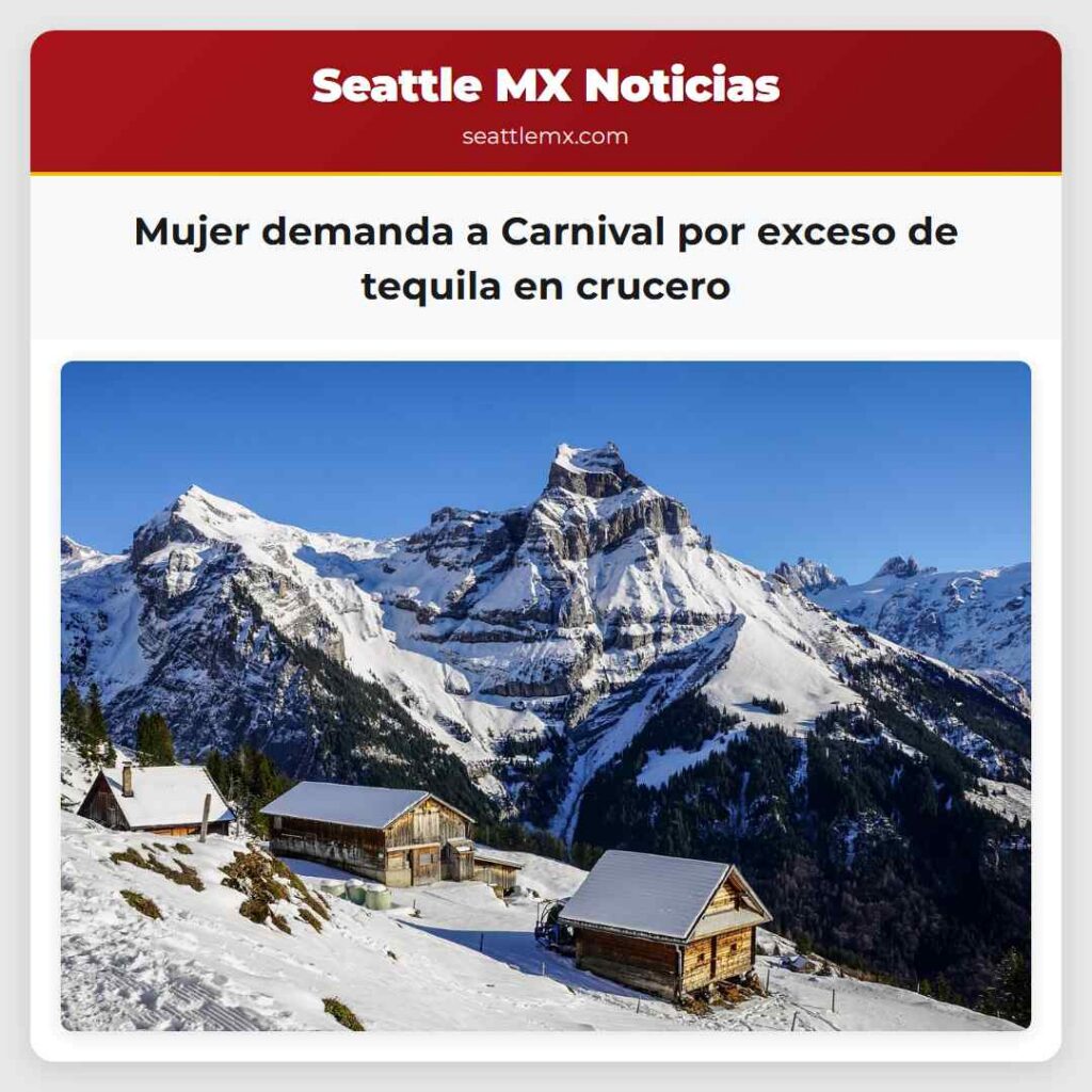 Mujer demanda a Carnival por exceso de tequila en