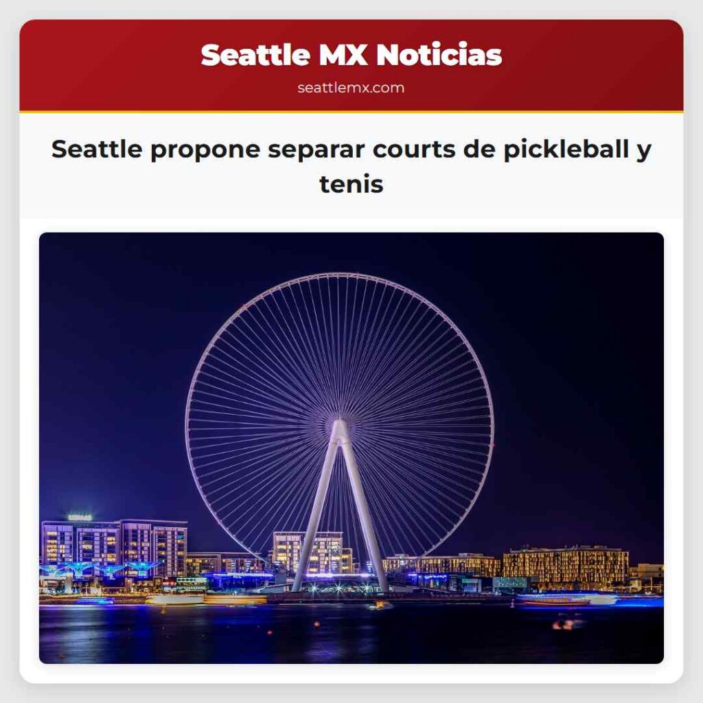 Seattle propone separar courts de pickleball y