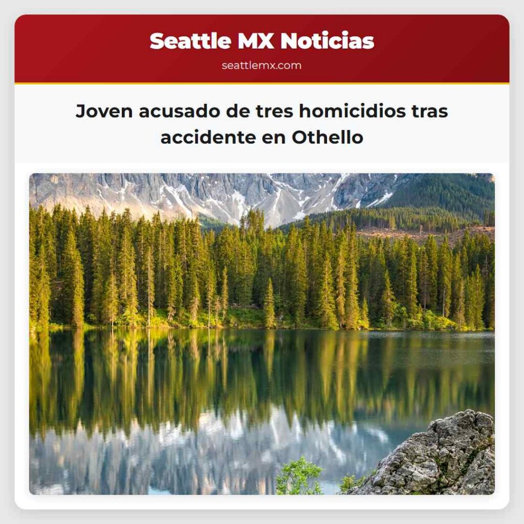 Joven acusado de tres homicidios tras accidente