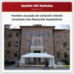 Hombre acusado de violación infantil arrestado tras liberación hospitalaria