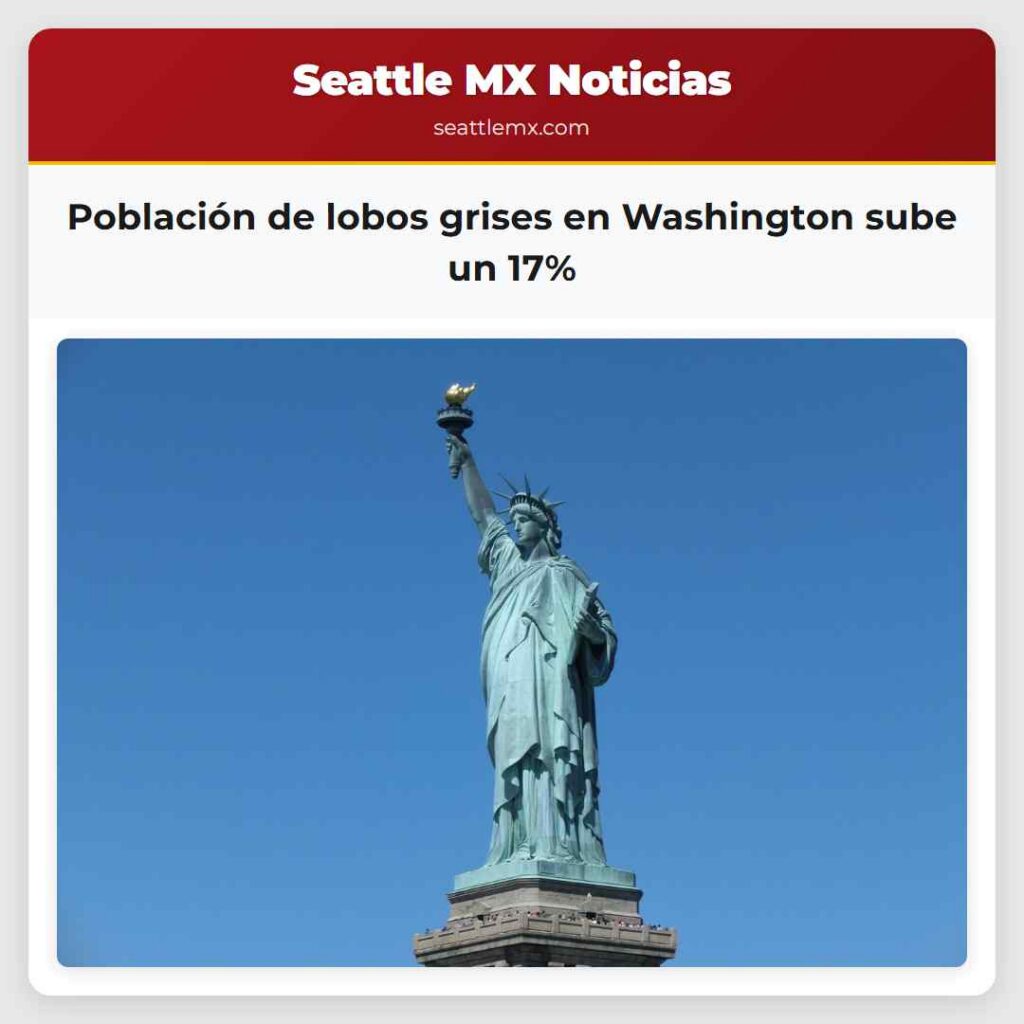 Población de lobos grises en Washington sube un