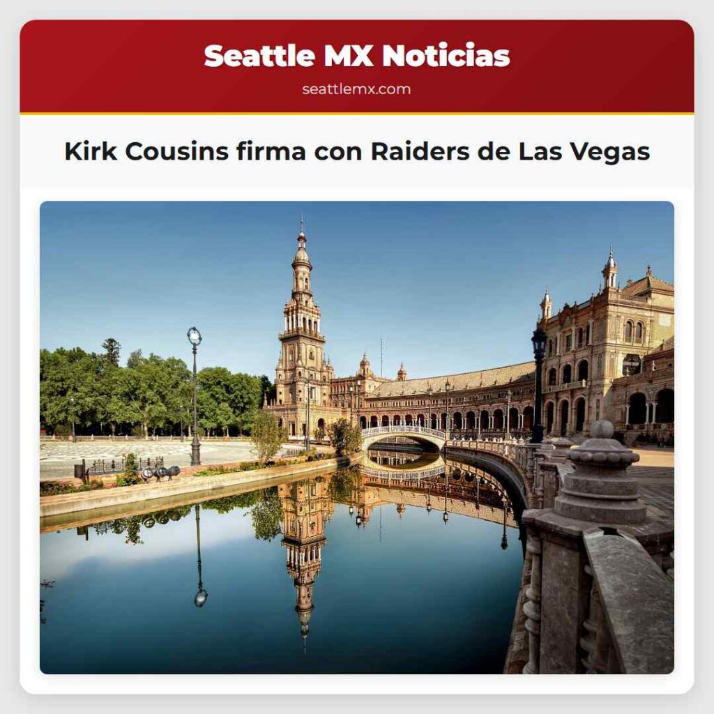 Kirk Cousins firma con Raiders de Las Vegas