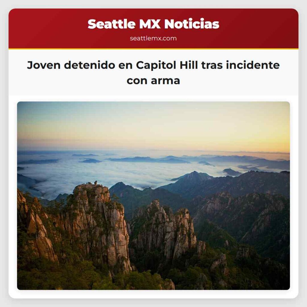 Joven detenido en Capitol Hill tras incidente con