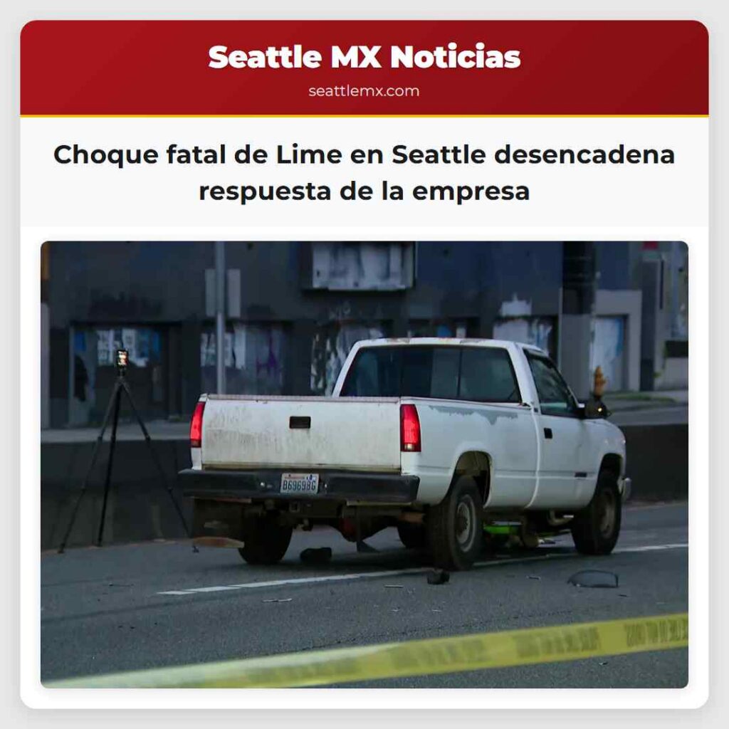 Choque fatal de Lime en Seattle desencadena