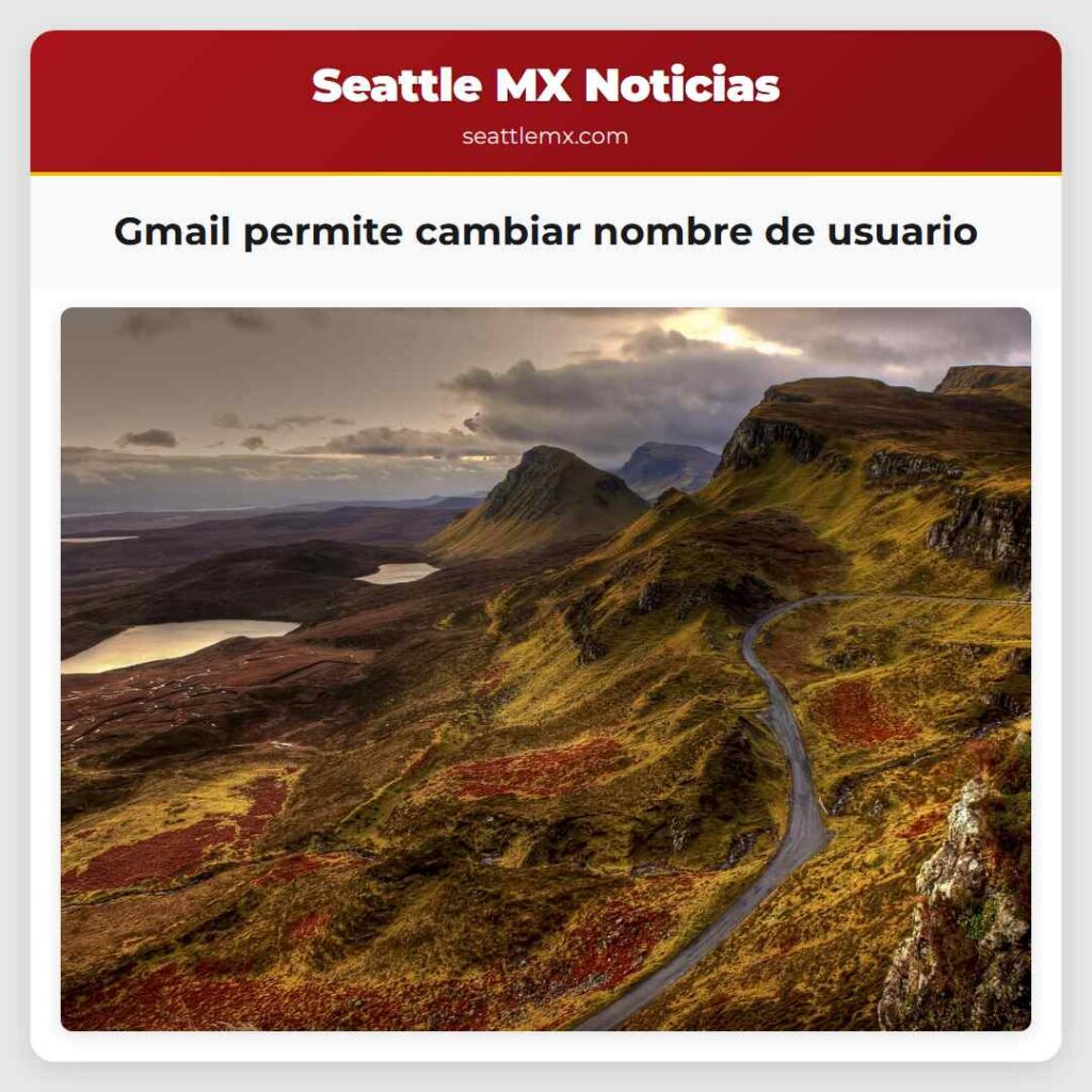 Gmail permite cambiar nombre de usuario