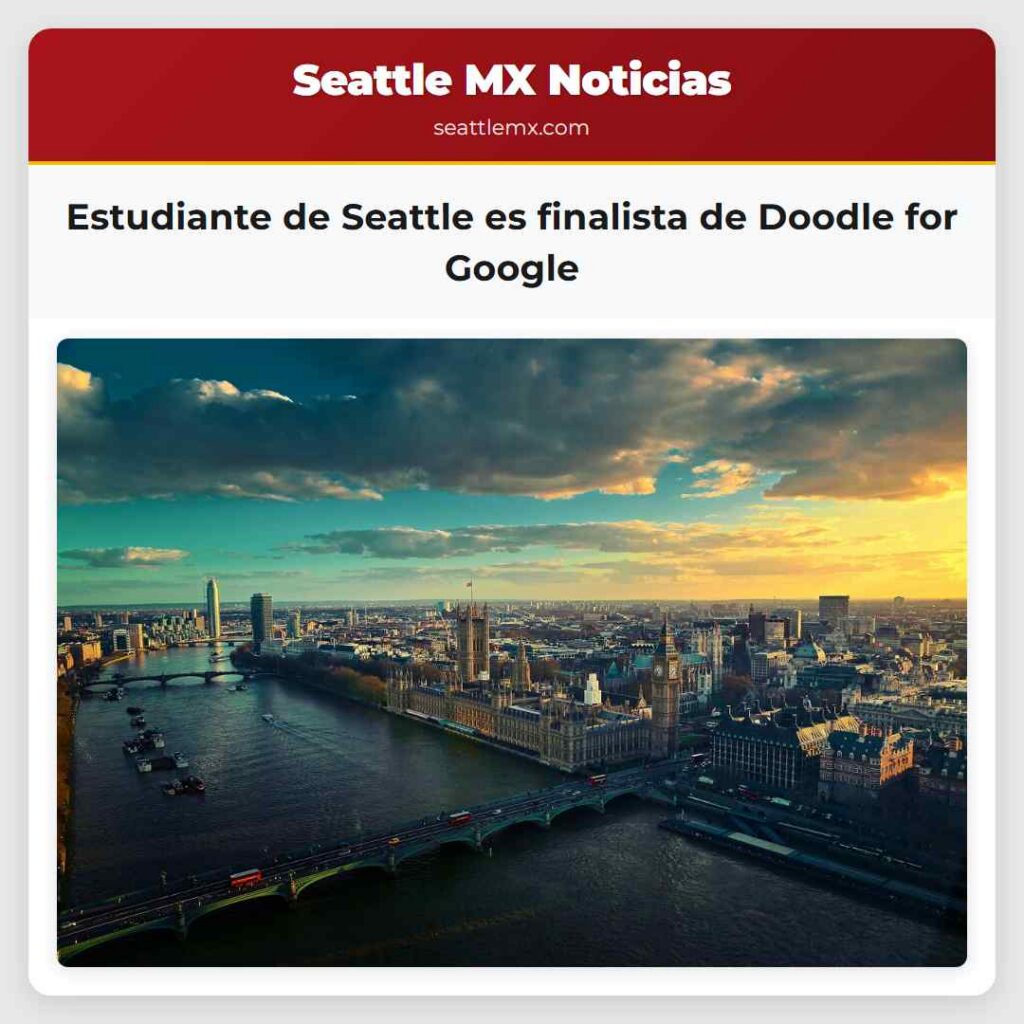 Estudiante de Seattle es finalista de Doodle for