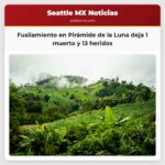 Fusilamiento en Pirámide de la Luna deja 1 muerto y 13 heridos