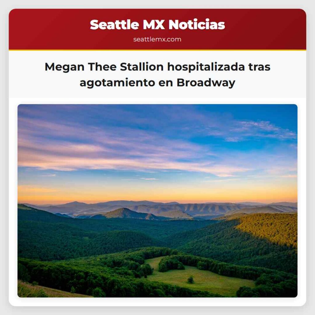 Megan Thee Stallion hospitalizada tras