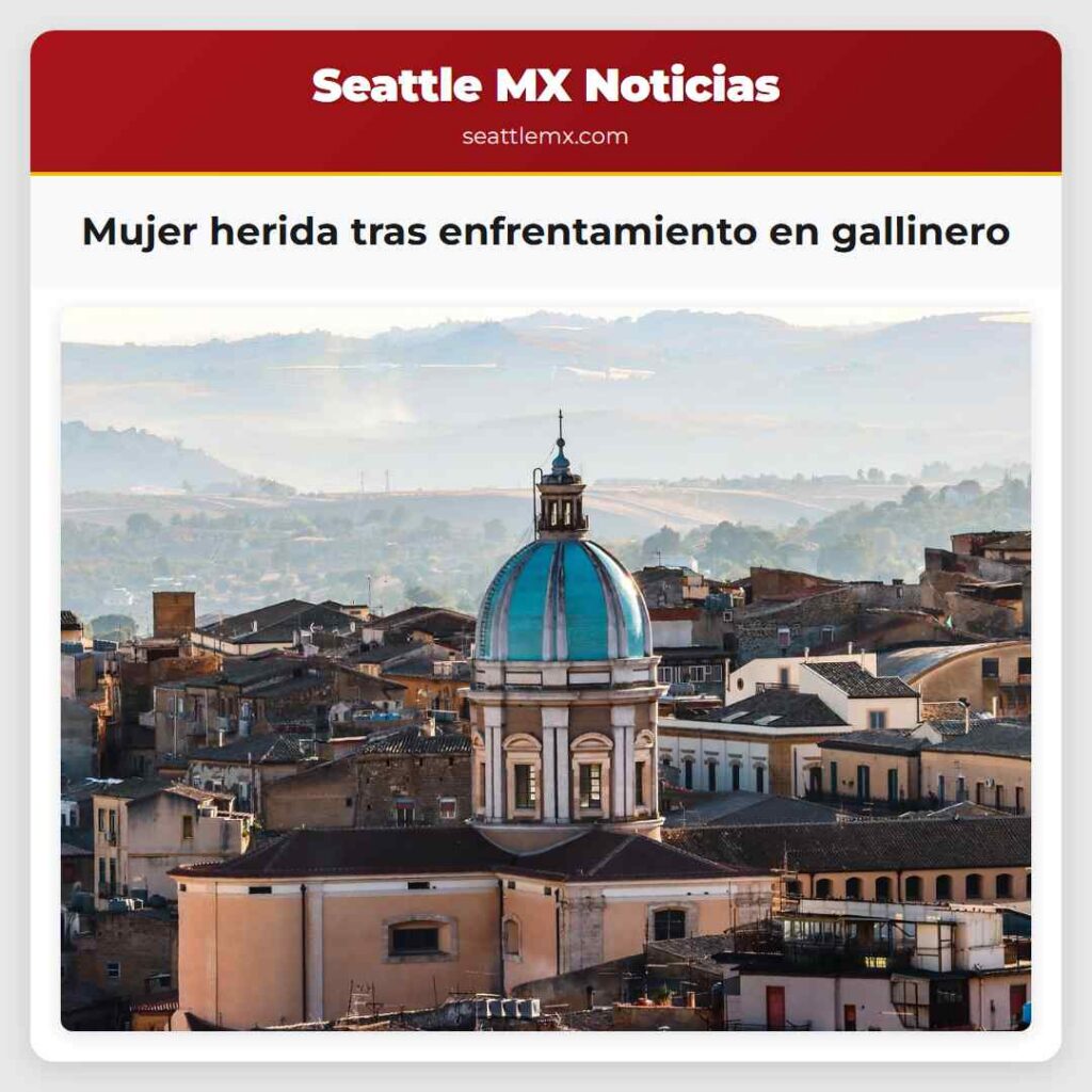 Mujer herida tras enfrentamiento en gallinero