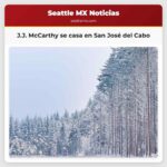 J.J. McCarthy se casa en San José del Cabo