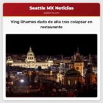 Ving Rhames dado de alta tras colapsar en restaurante