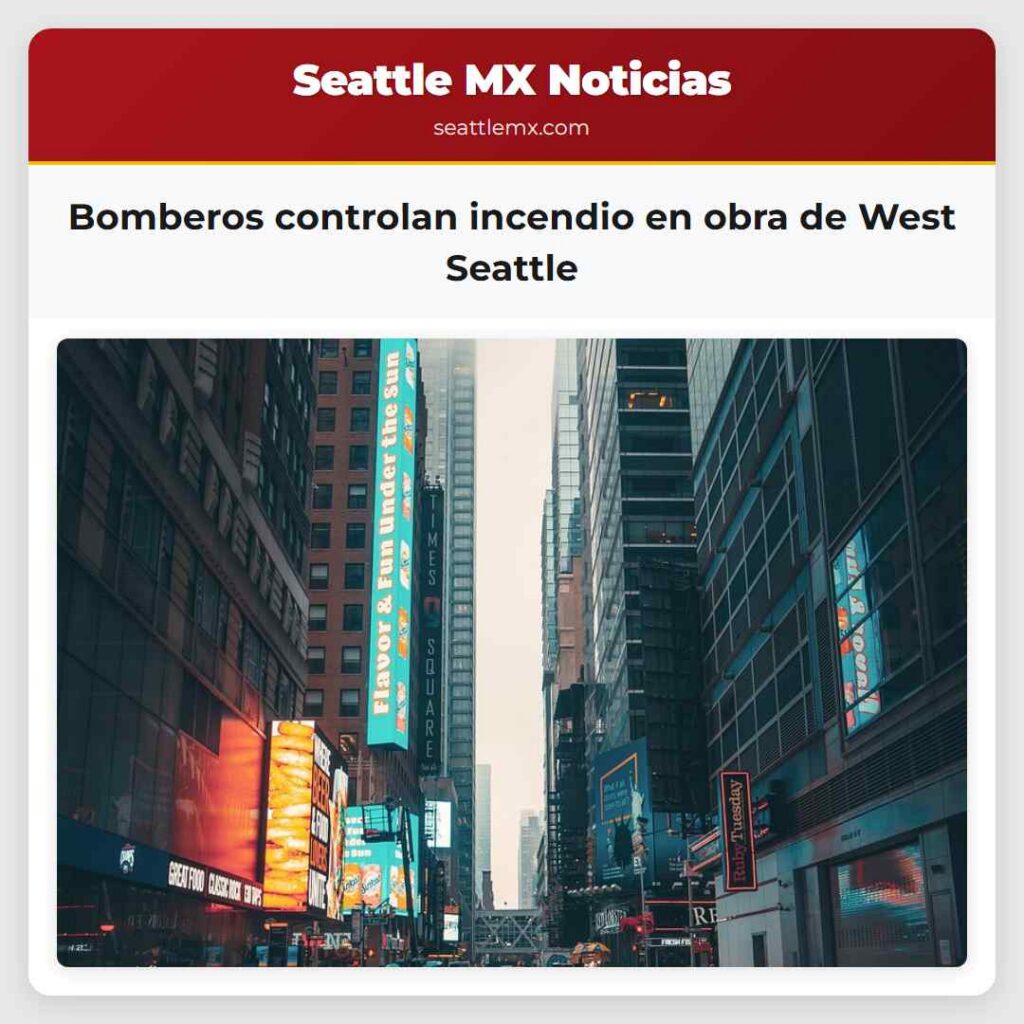 Bomberos controlan incendio en obra de West