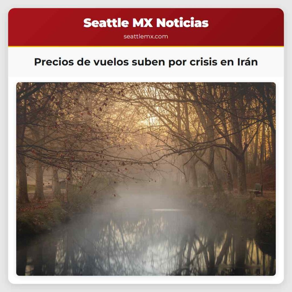 Precios de vuelos suben por crisis en Irán