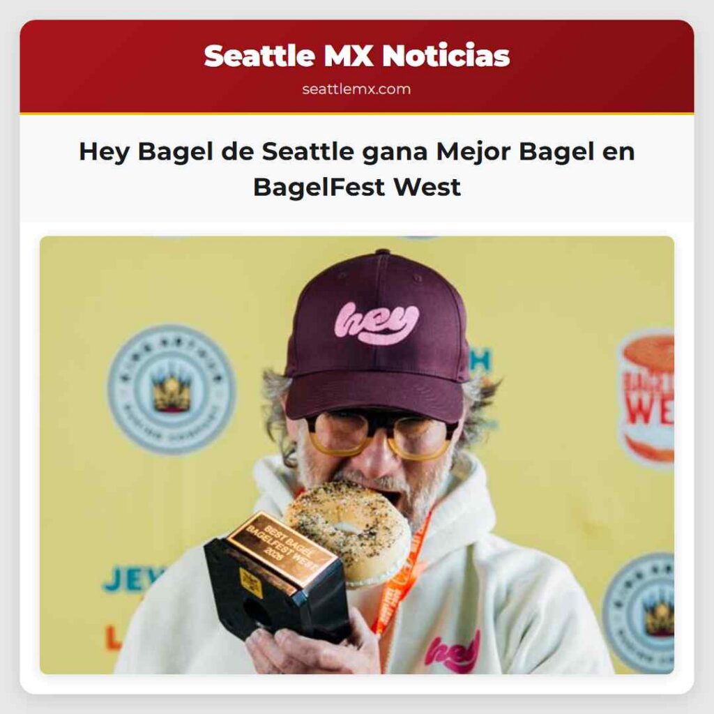 Hey Bagel de Seattle gana Mejor Bagel en