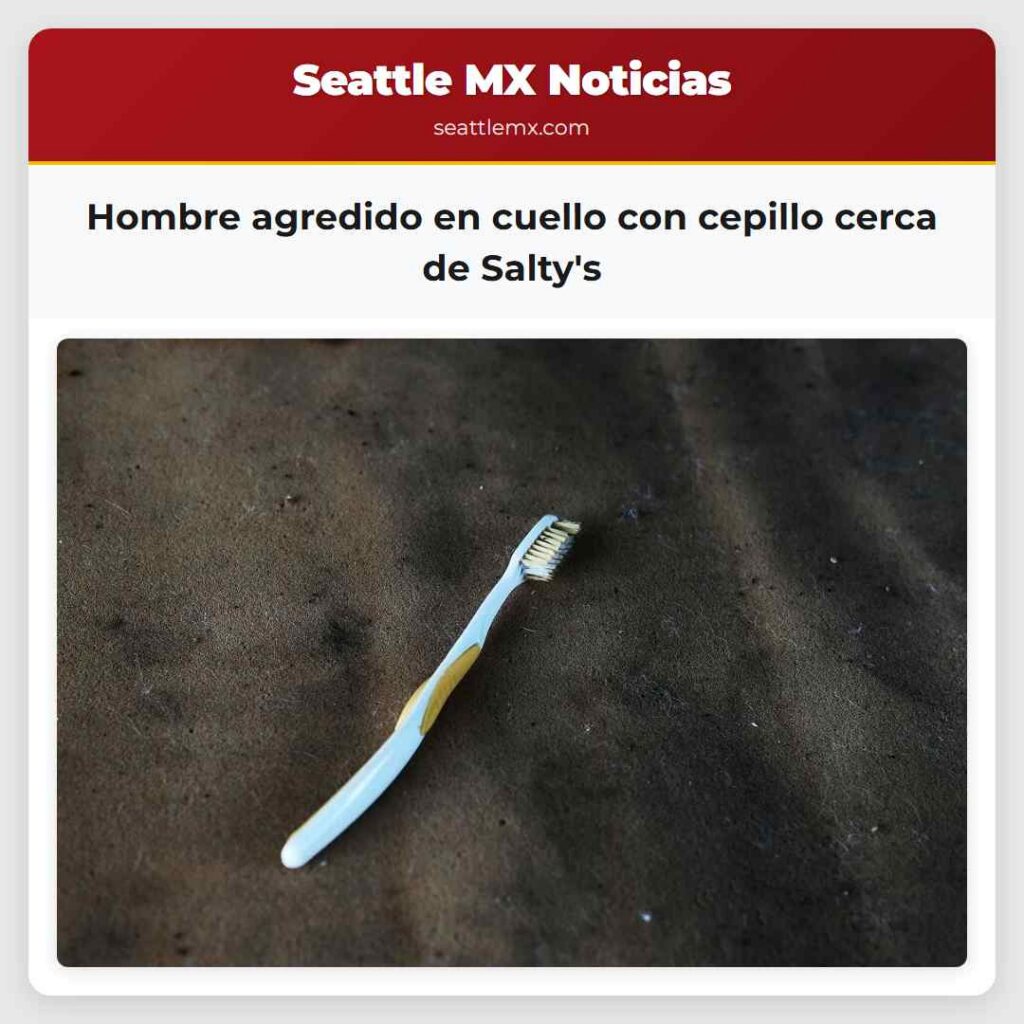 Hombre agredido en cuello con cepillo cerca de