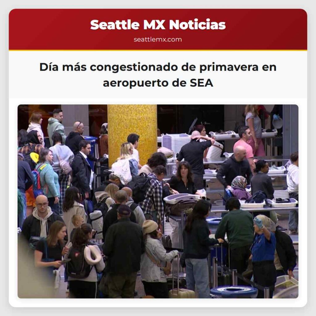 Día más congestionado de primavera en aeropuerto