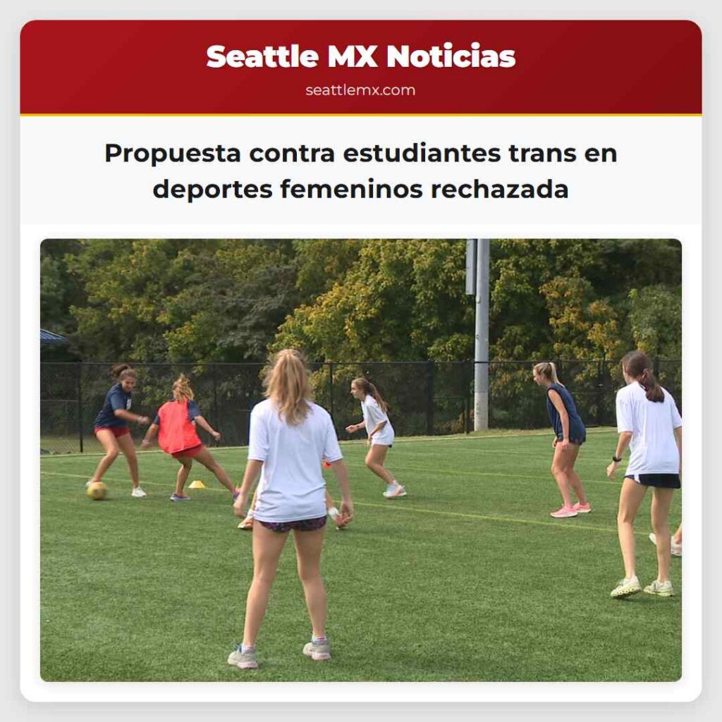 Propuesta contra estudiantes trans en deportes