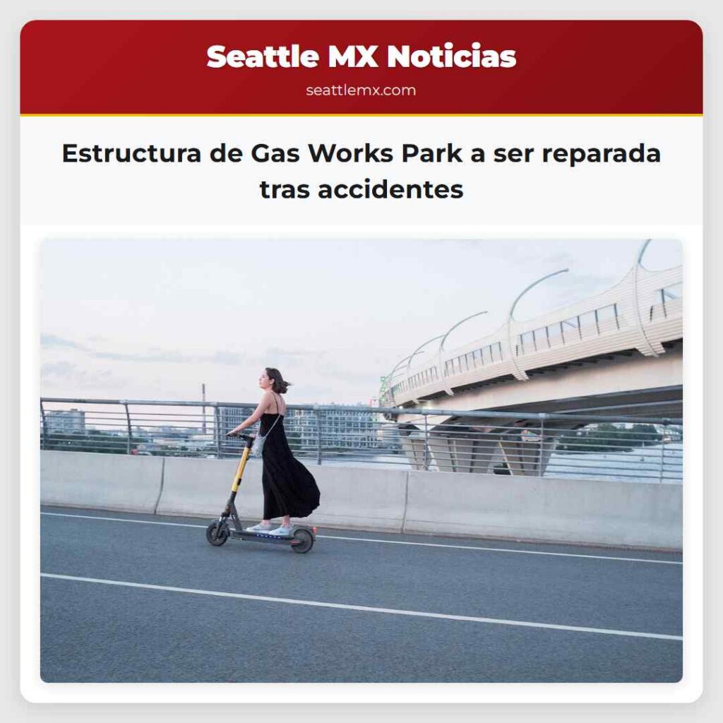 Estructura de Gas Works Park a ser reparada tras