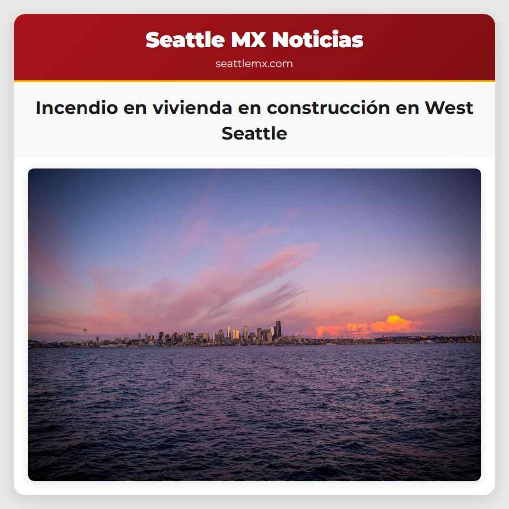 Incendio en vivienda en construcción en West