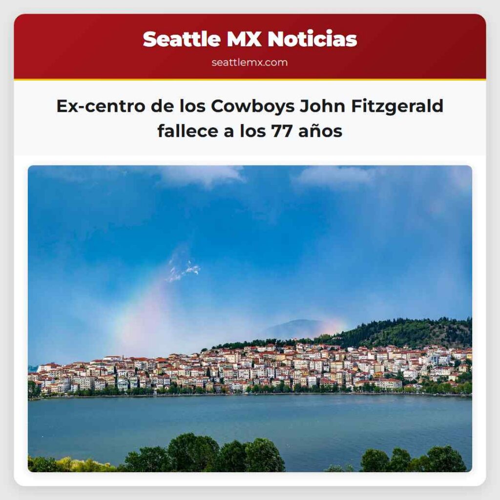 Ex-centro de los Cowboys John Fitzgerald fallece