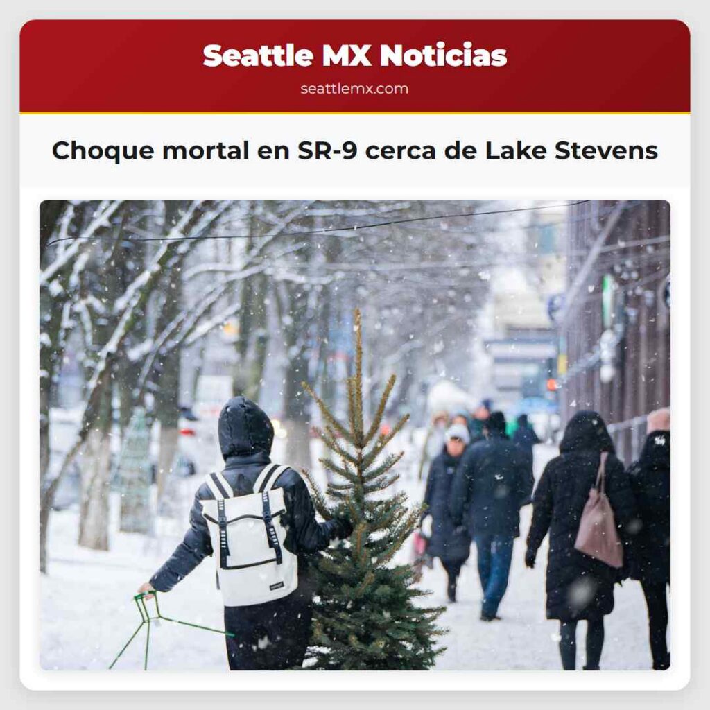 Choque mortal en SR-9 cerca de Lake Stevens