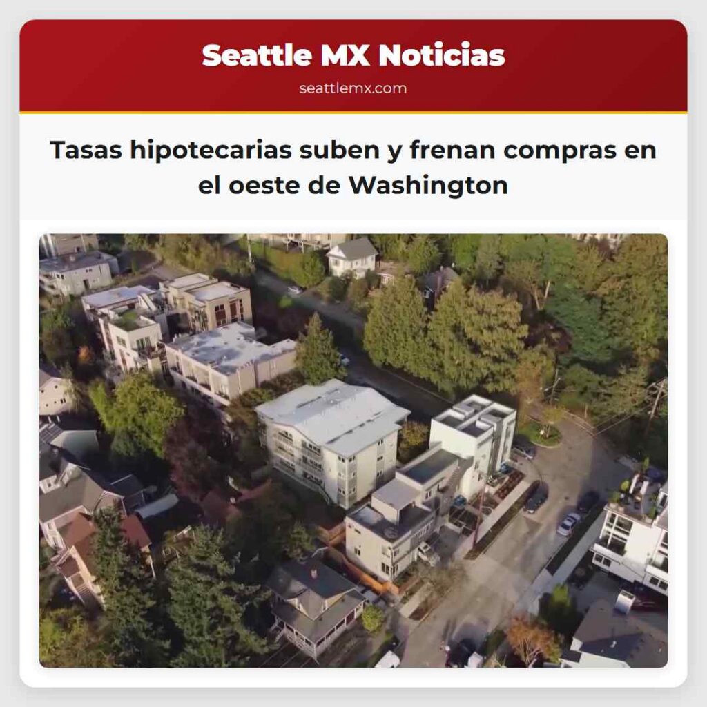 Tasas hipotecarias suben y frenan compras en el