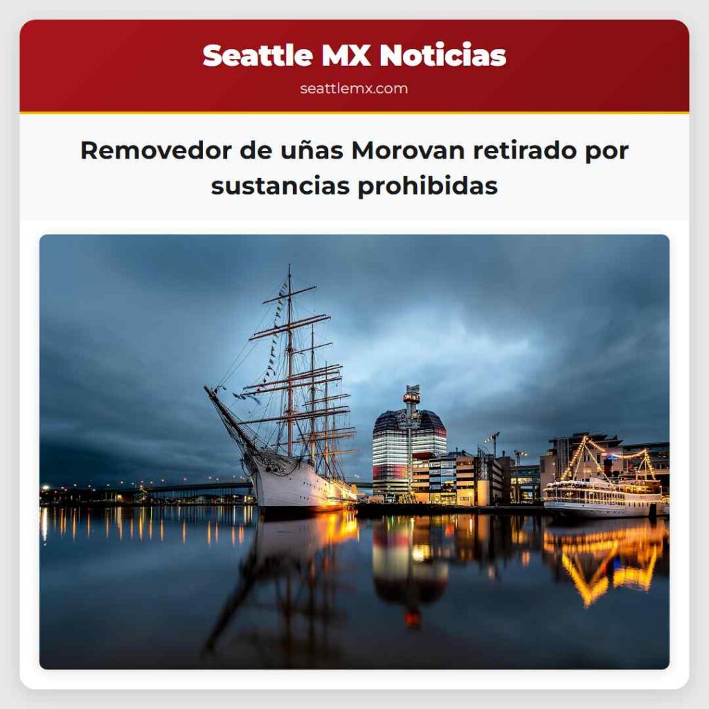 Removedor de uñas Morovan retirado por sustancias